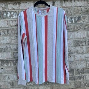 Rustic Souls Unisex Long Sleeve Striped Shirt Size Large